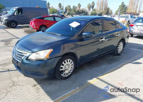 2014 Nissan Sentra Sv from USA, damaged, VIN 3N1AB7AP0EL630231